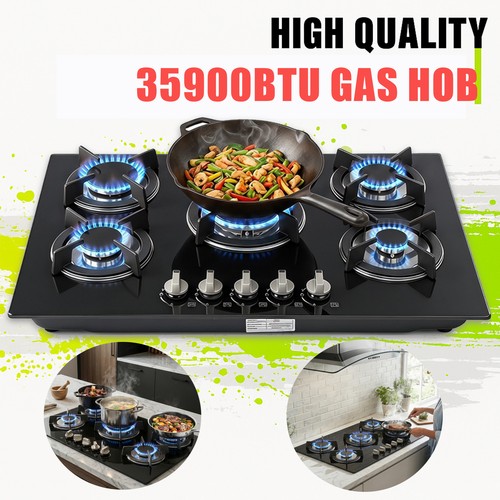 Gas hob 77cm burner ring - 5,