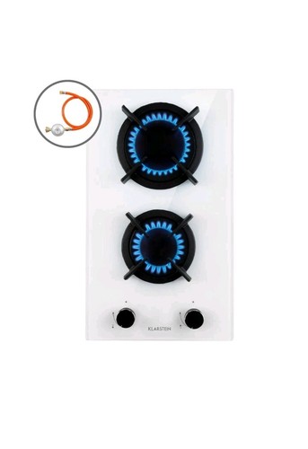 Gas hob burner - 2, glass