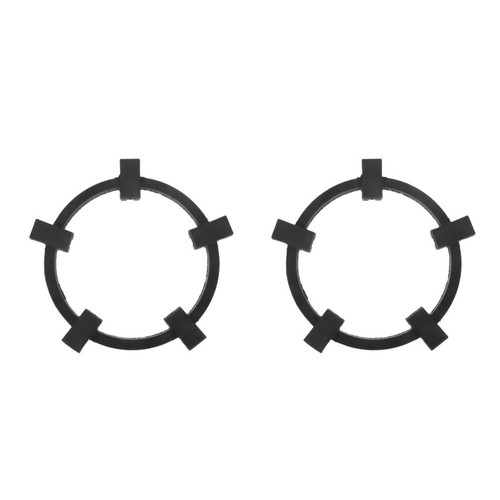 2pcs cast iron - burner, grates