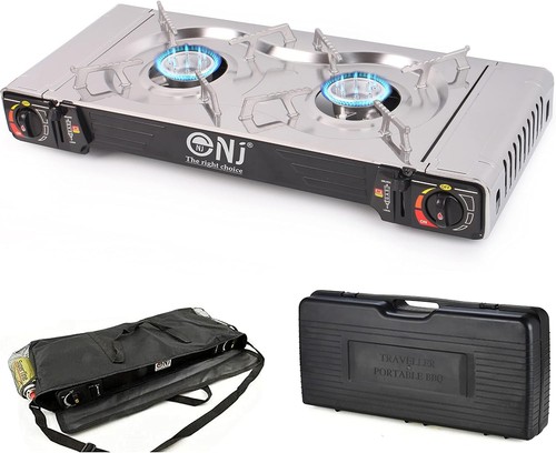 Double burner camping stove - double,
