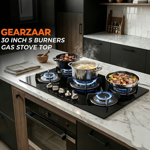 Gas hob 77cm burner - hob, ring